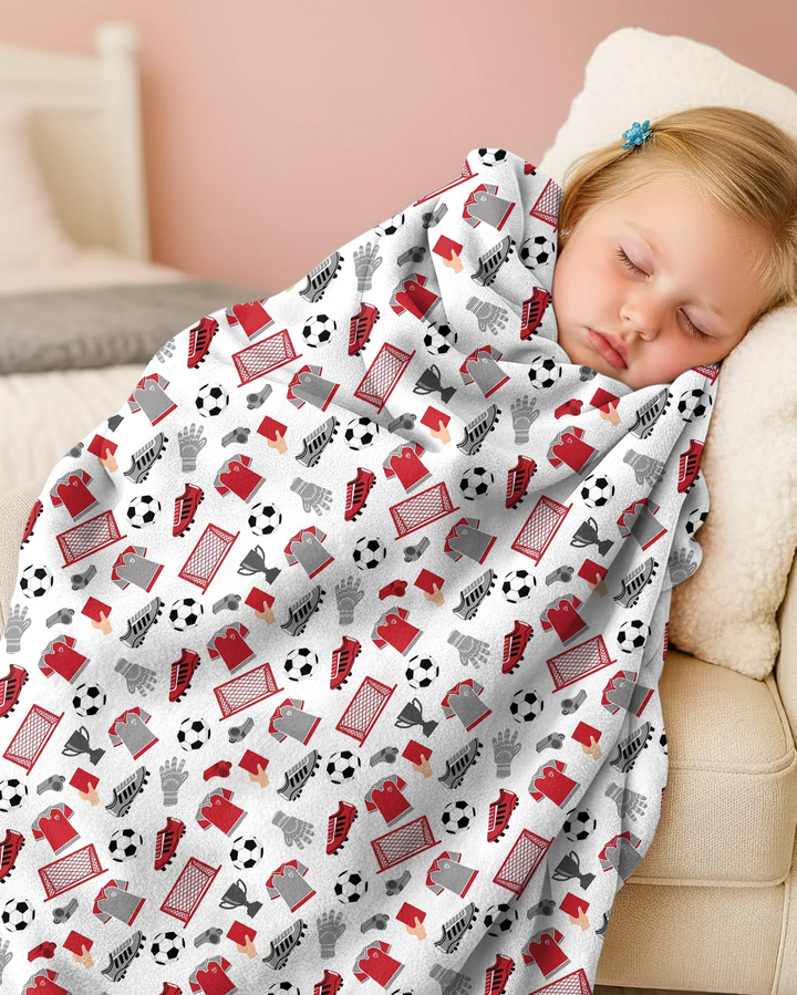 Soccer Gear Bamboo Blanket