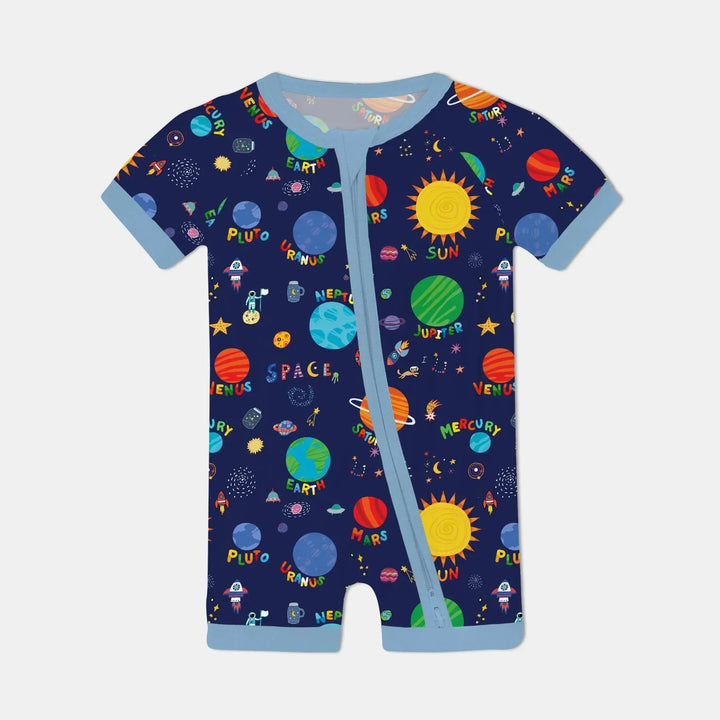 Solar Space Adventure Bamboo Shorty Zippy