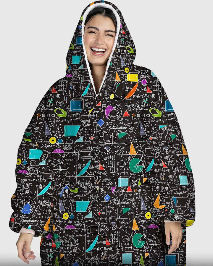 STEM Sketchbook Bamboo Blanket Hoodie