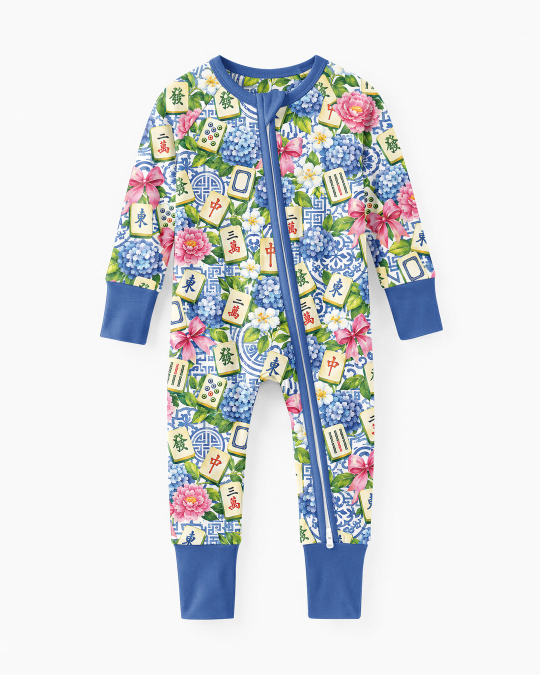 Mahjong in Bloom Bamboo Convertible Zippy