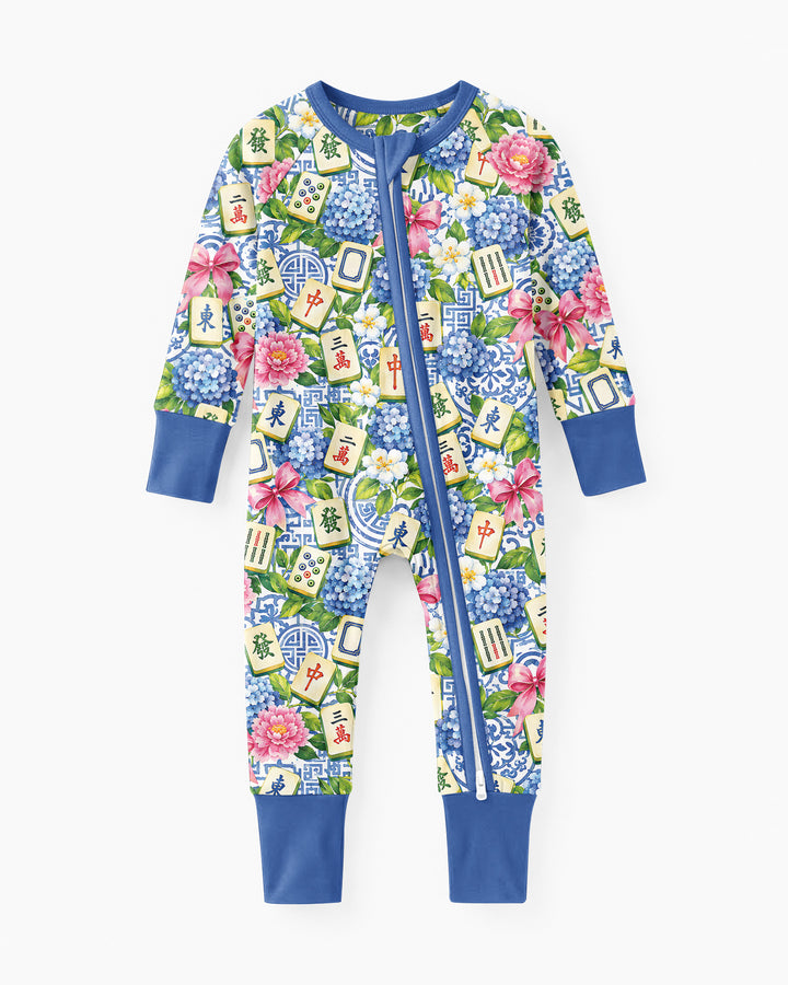 Mahjong in Bloom Bamboo Convertible Zippy