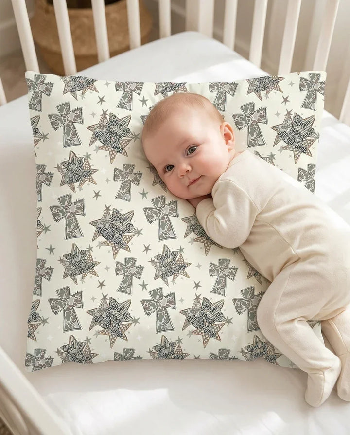 Camo God is Good Family Matching Bamboo Pillow Case