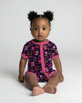 Dope Black Queen Bamboo Shorty Zippy