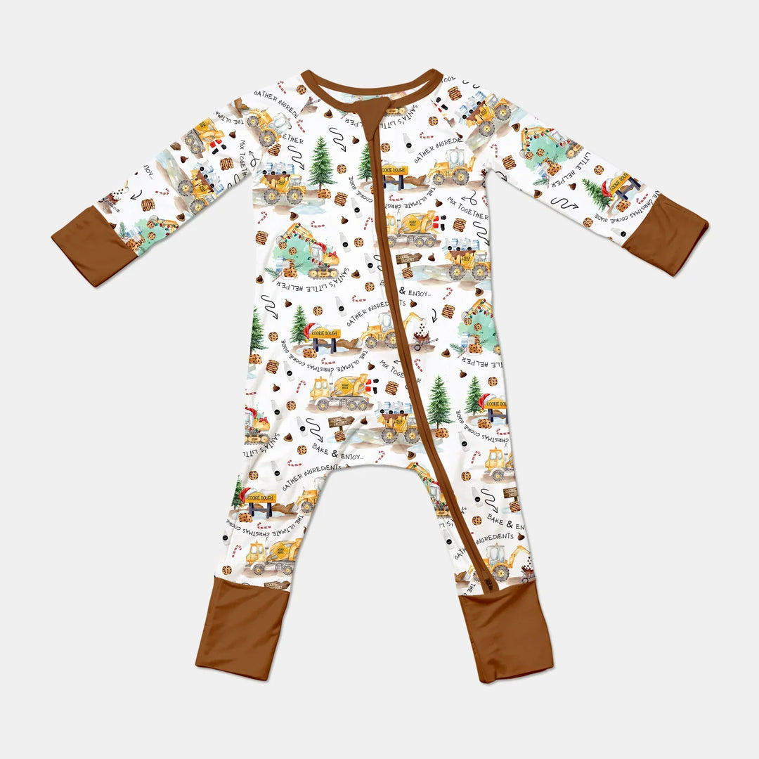 Construction Christmas Cookie Bamboo Convertible Zippy
