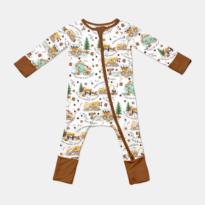 Construction Christmas Cookie Bamboo Convertible Zippy