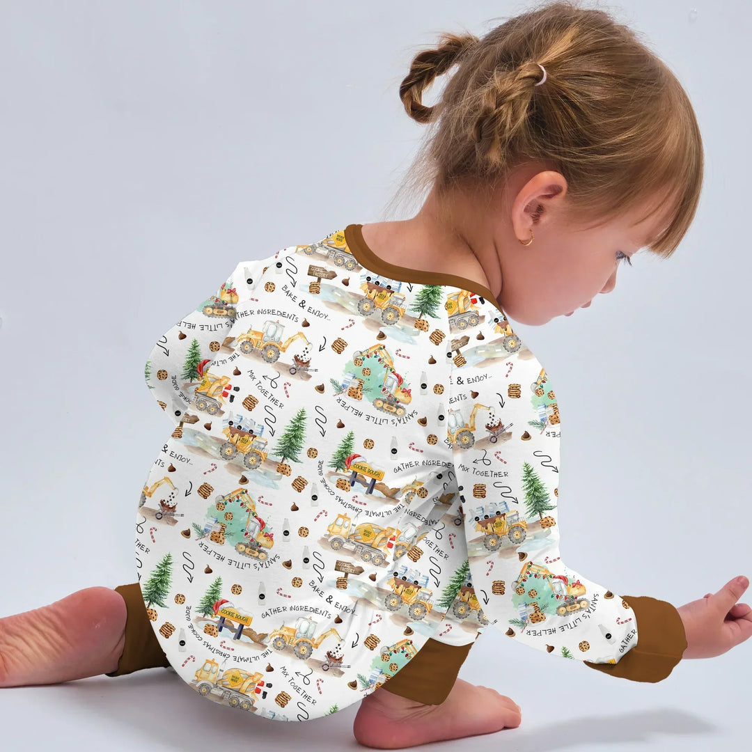 Construction Christmas Cookie Bamboo Convertible Zippy