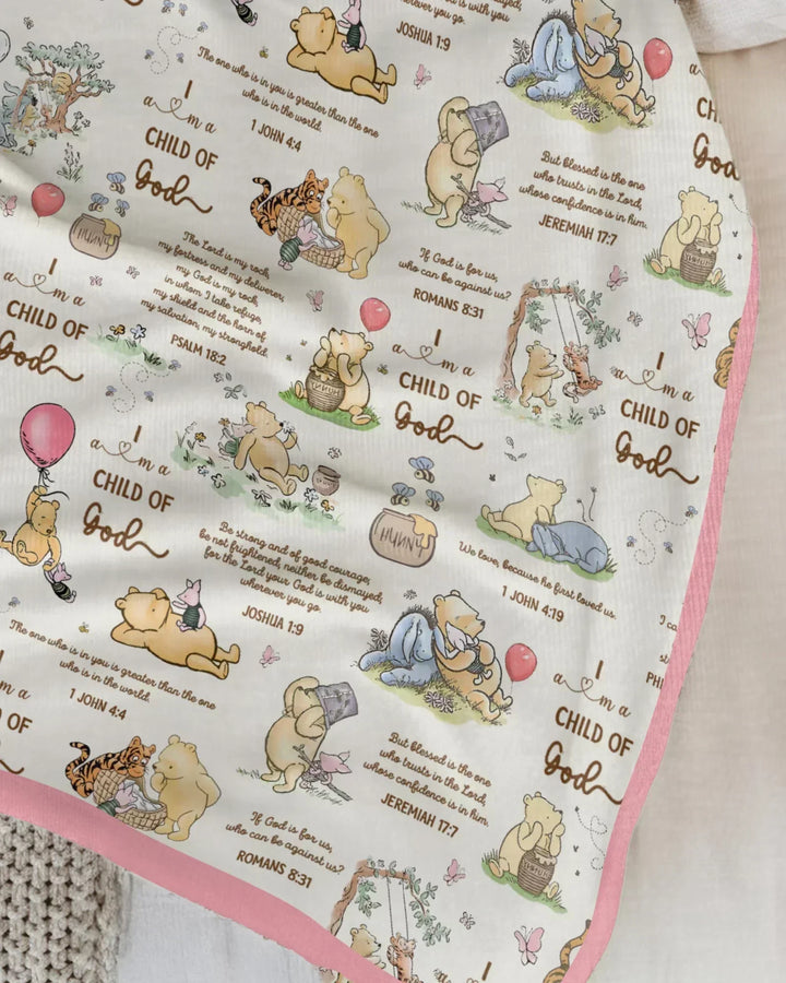 Child of God Whimsy Woodland Bamboo Blanket