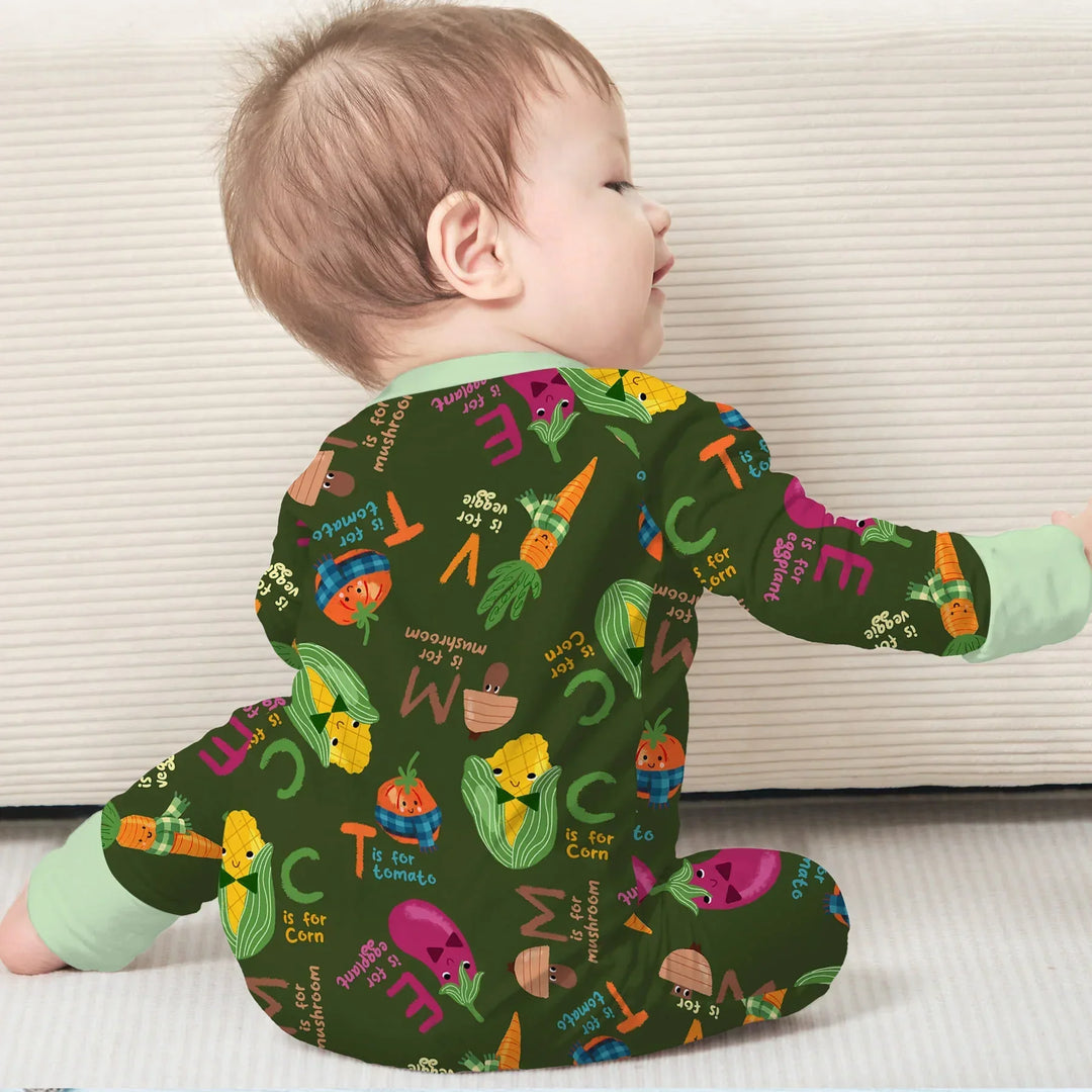 Veggie Letter Bamboo Convertible Zippy