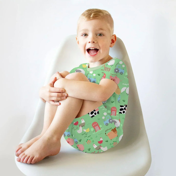 Farm Yard Bamboo Two Piece Short Sleeve Shorts Pajama Set