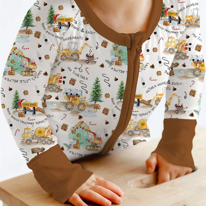 Construction Christmas Cookie Bamboo Convertible Zippy