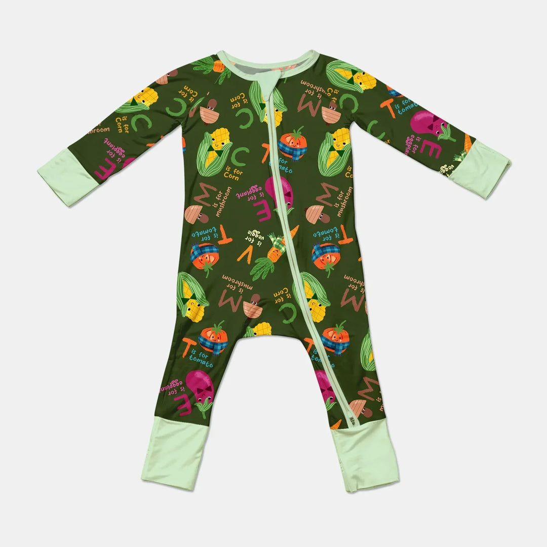 Veggie Letter Bamboo Convertible Zippy