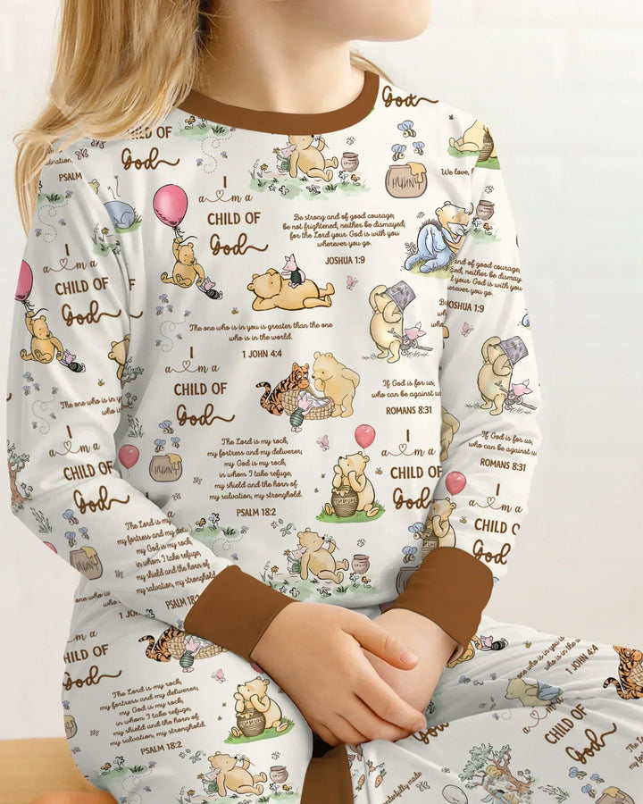 Child of God Whimsy Woodland Bamboo Two Piece Long Sleeve Pajama Set