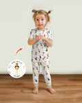 Pray For Us Family Matching Bamboo Two Piece Short Sleeve Pajama Set