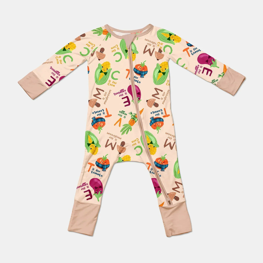 Veggie Letter Bamboo Convertible Zippy