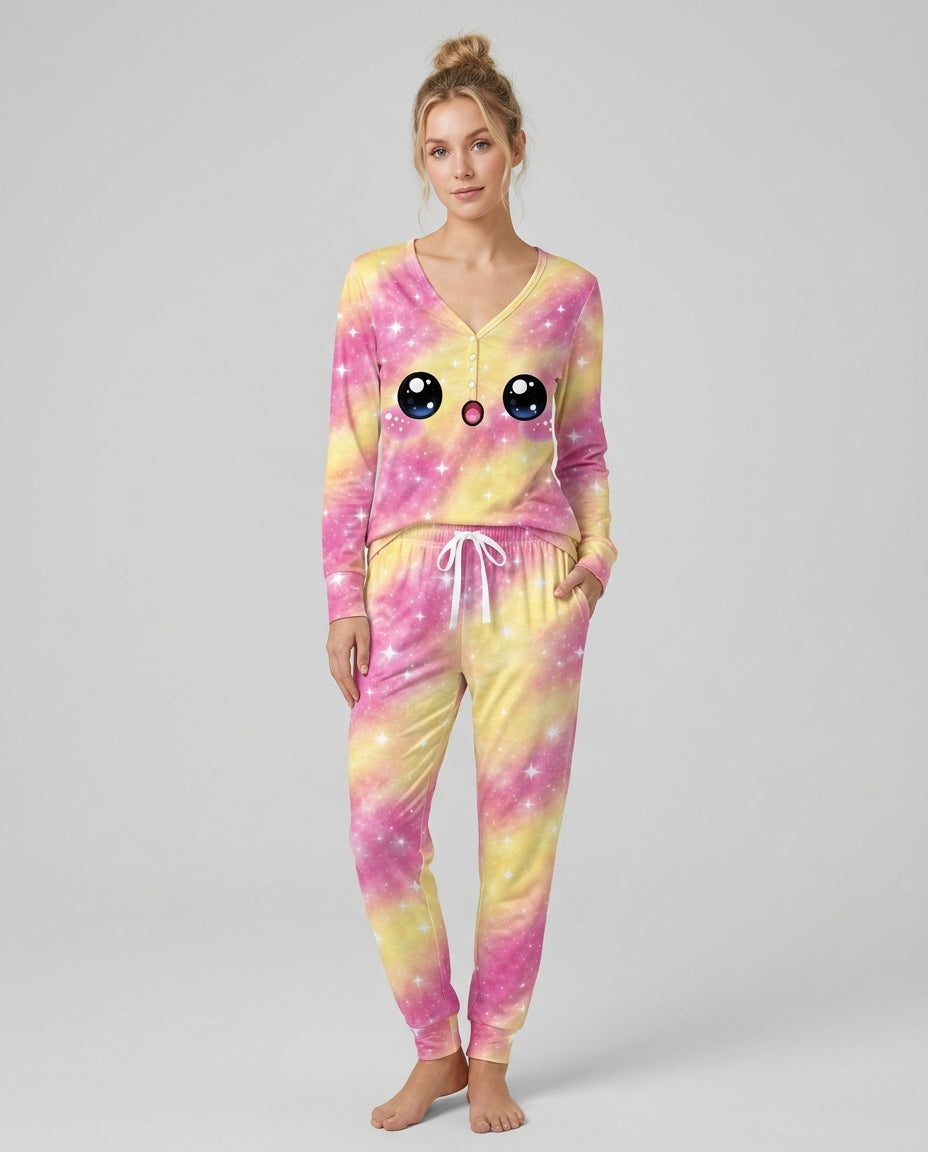 Matching Squishy Dumplings Costume Bamboo Women Pajama Set