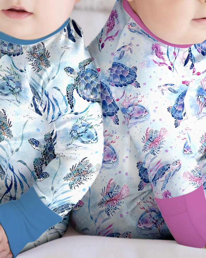 Little Turtles Family Matching Bamboo Convertible Zippy