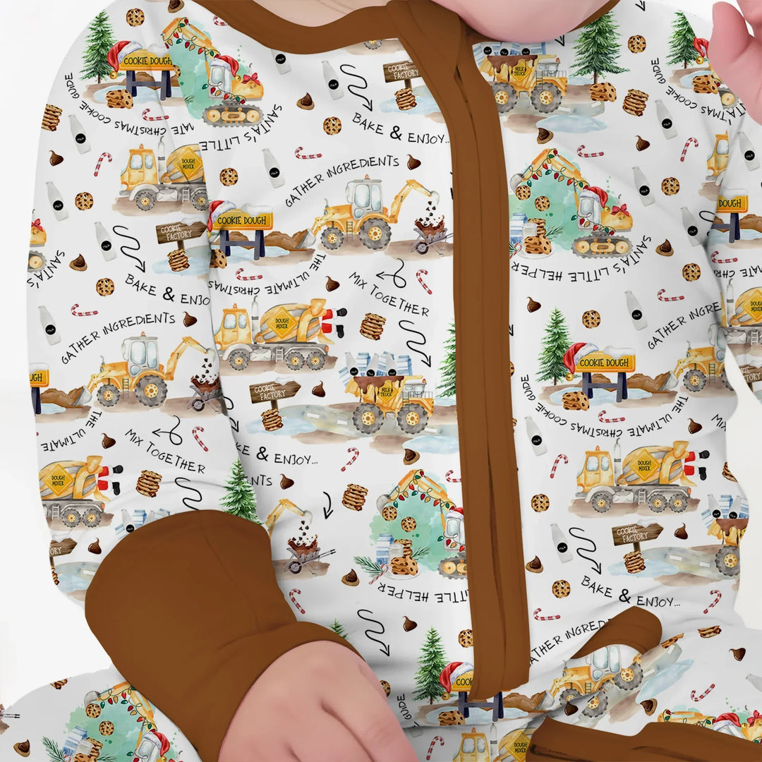 Construction Christmas Cookie Bamboo Convertible Zippy