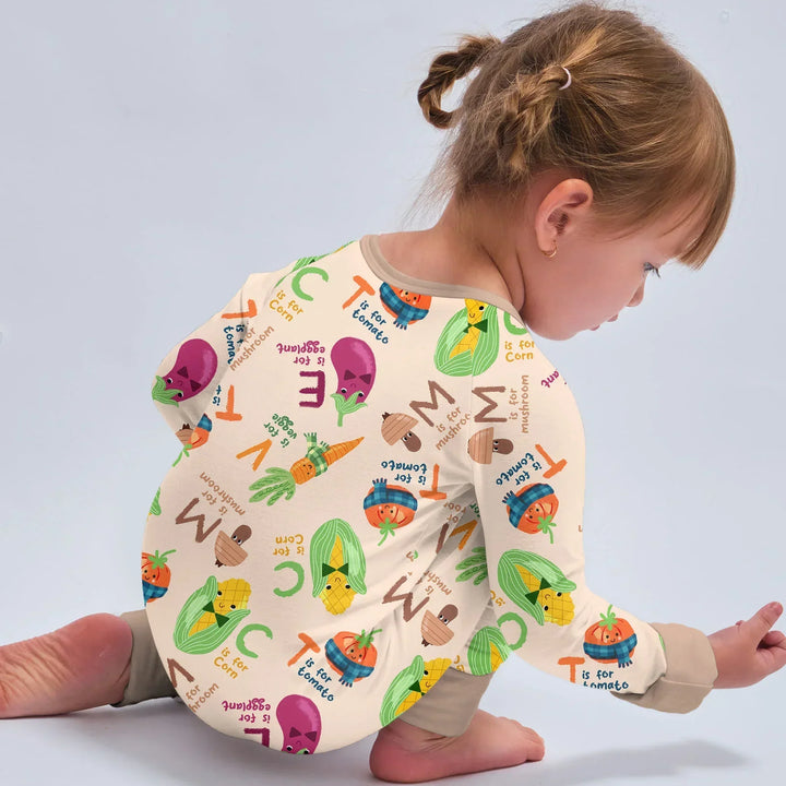 Veggie Letter Bamboo Convertible Zippy