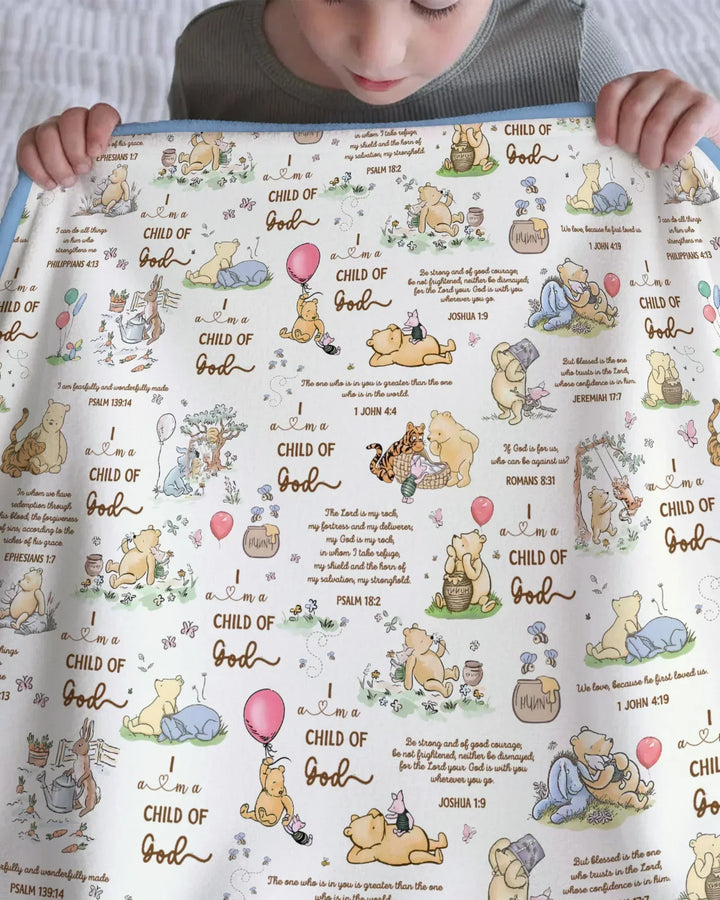 Child of God Whimsy Woodland Bamboo Blanket
