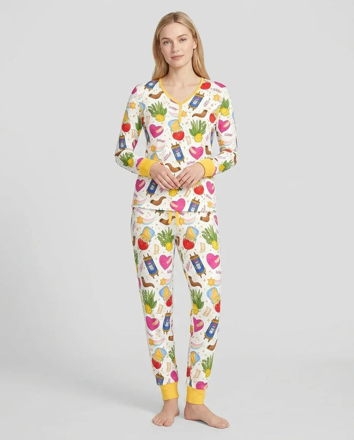 Jewish High Holidays Bamboo Women Pajama Set