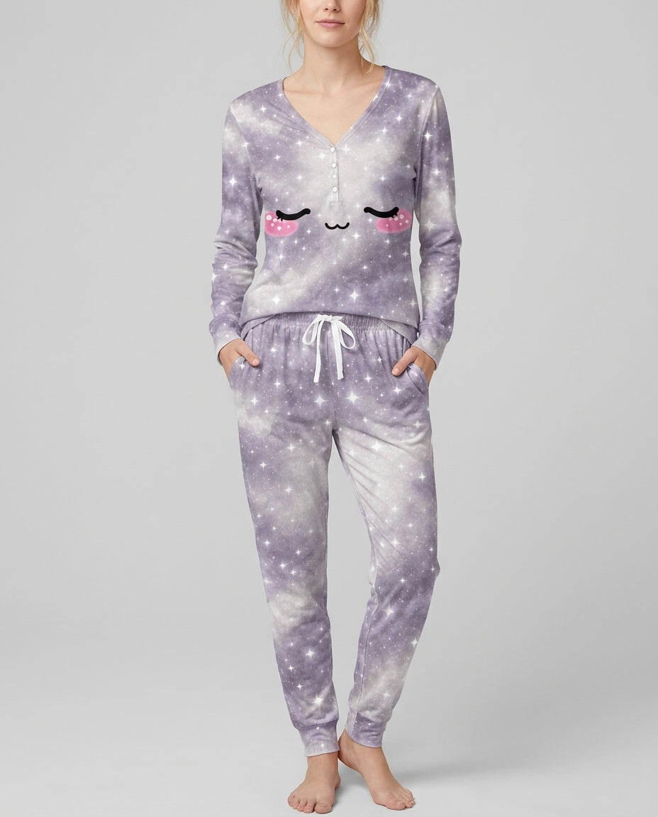 Matching Squishy Dumplings Costume Bamboo Women Pajama Set