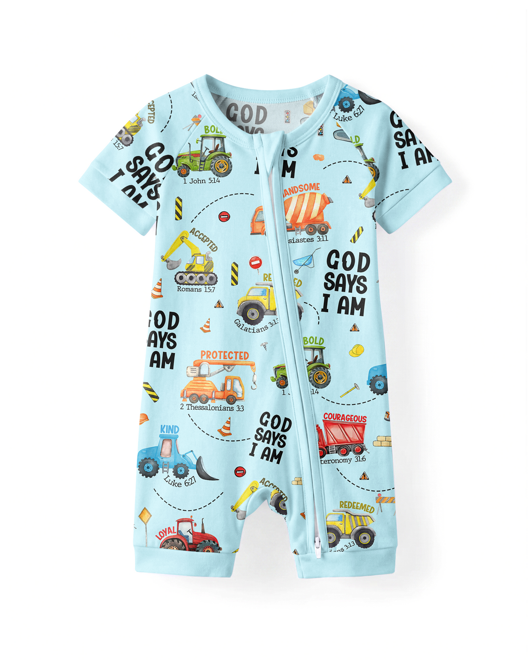 God Says I Am Bamboo Shorty Zippy