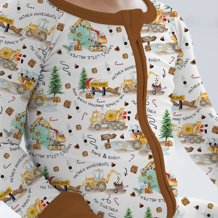Construction Christmas Cookie Bamboo Convertible Zippy