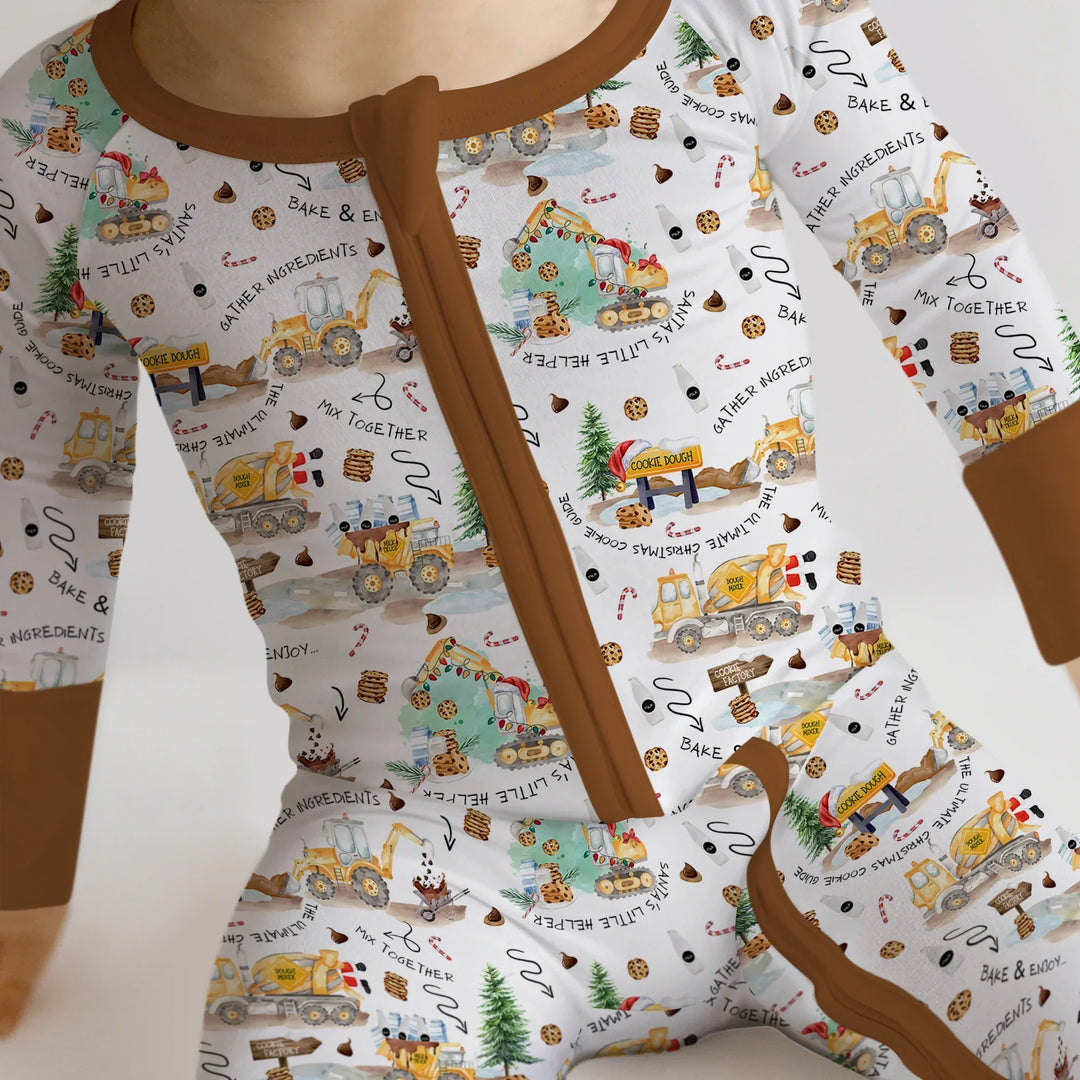 Construction Christmas Cookie Bamboo Convertible Zippy