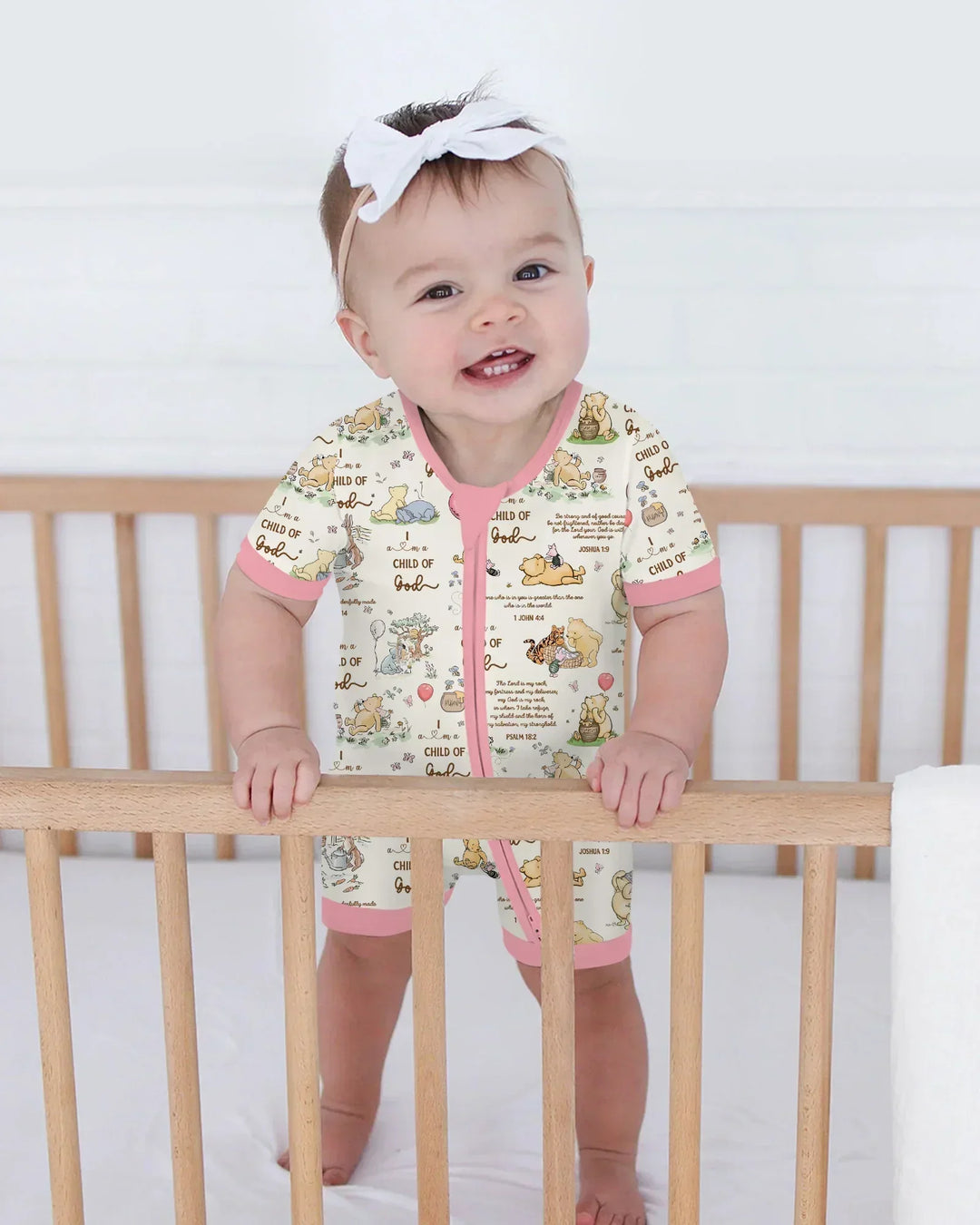 Child of God Whimsy Woodland Bamboo Shorty Zippy