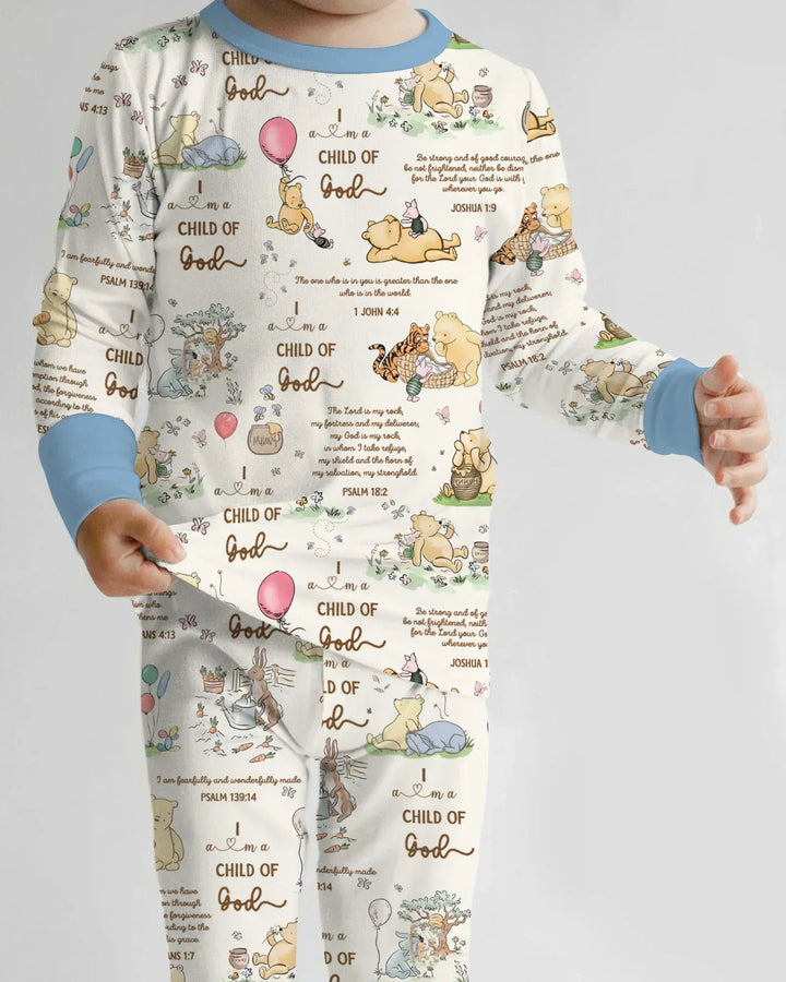 Child of God Whimsy Woodland Bamboo Two Piece Long Sleeve Pajama Set