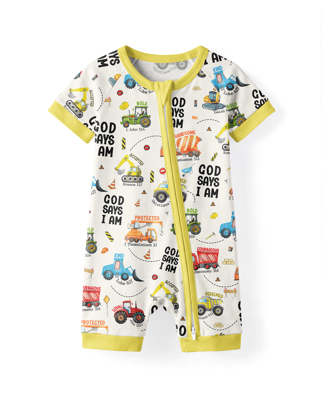God Says I Am Bamboo Shorty Zippy