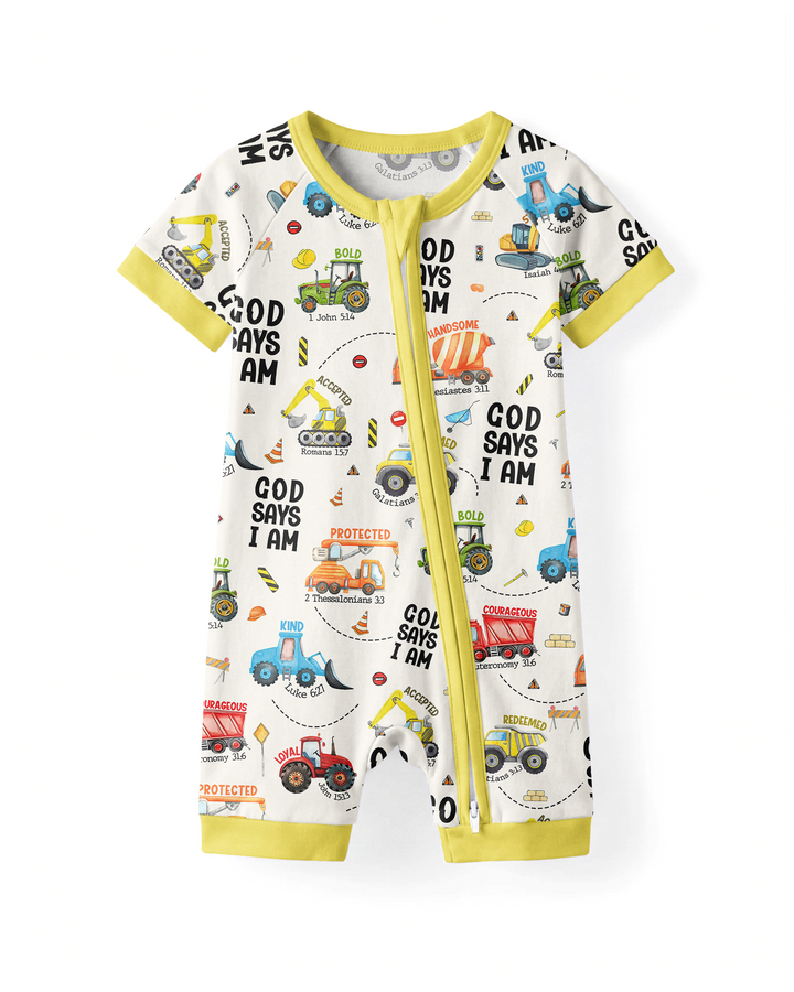 God Says I Am Bamboo Shorty Zippy