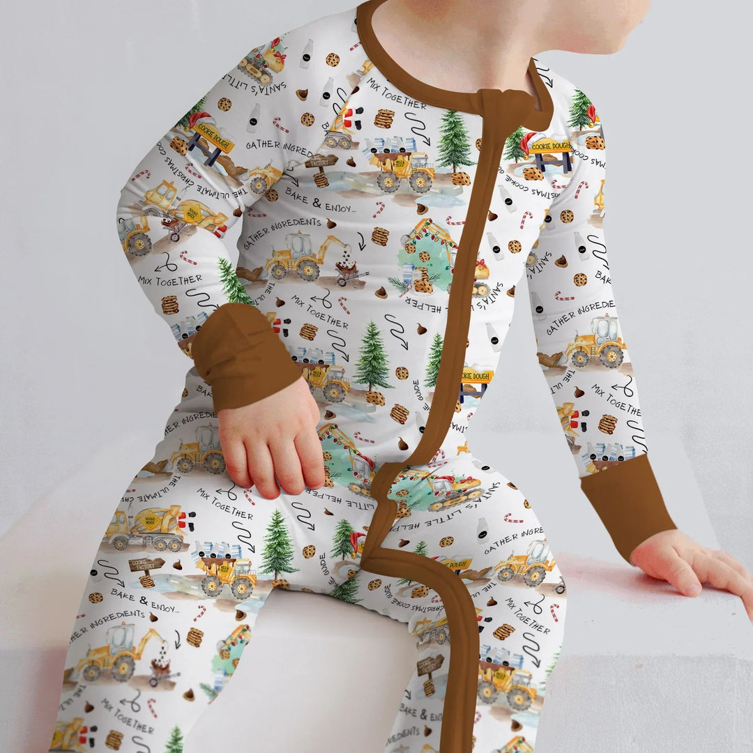 Construction Christmas Cookie Bamboo Convertible Zippy