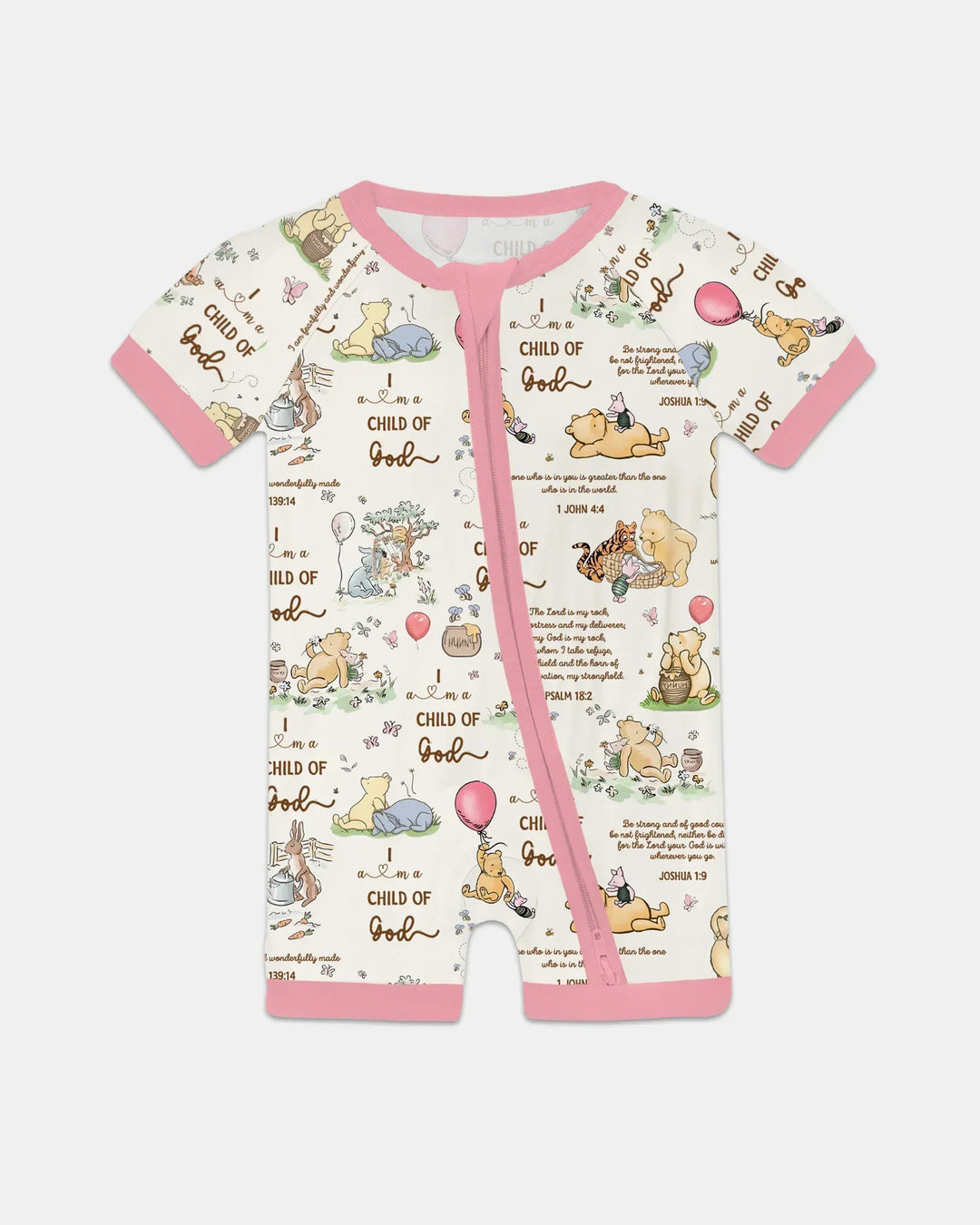 Child of God Whimsy Woodland Bamboo Shorty Zippy