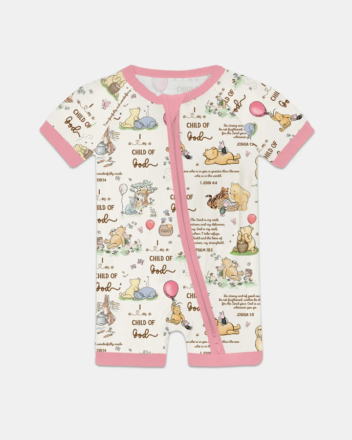 Child of God Whimsy Woodland Bamboo Shorty Zippy
