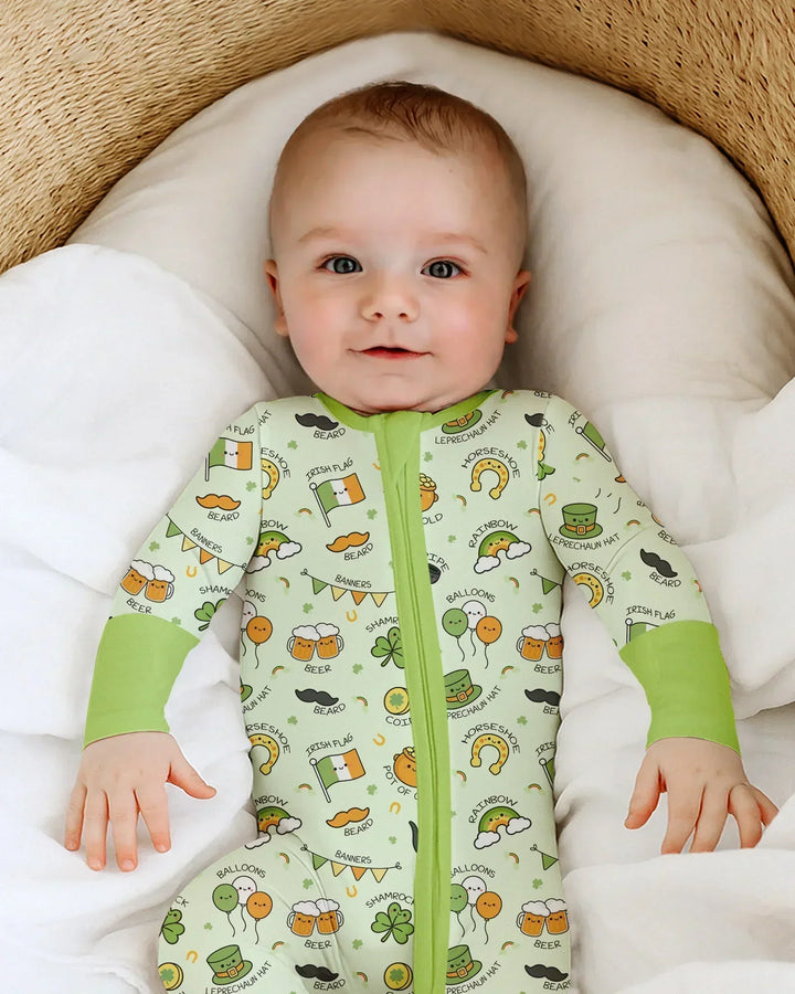Kawaii St Patrick's Day Bamboo Convertible Zippy