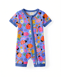 Lady Bugs Bamboo Shorty Zippered Romper