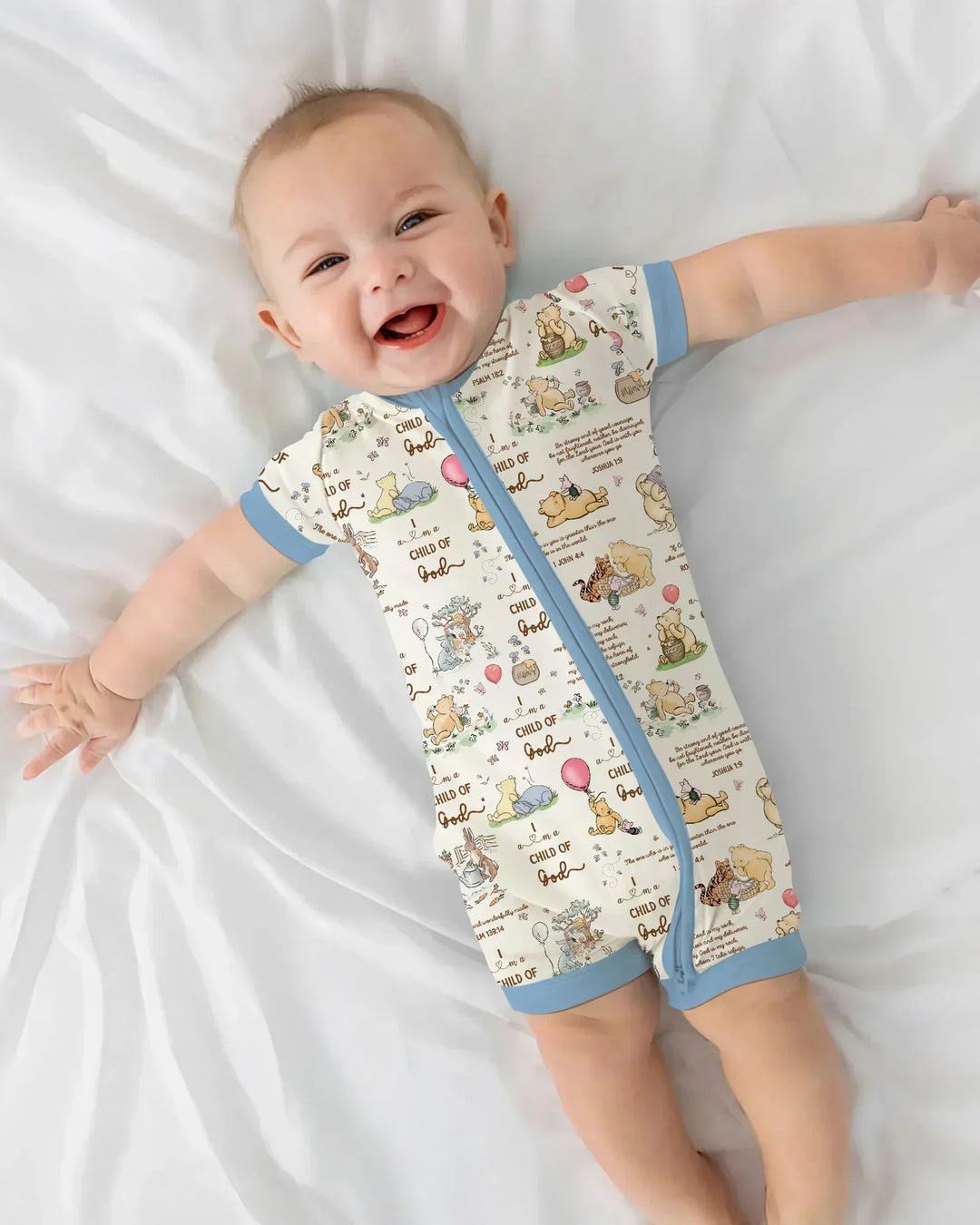 Child of God Whimsy Woodland Bamboo Shorty Zippy