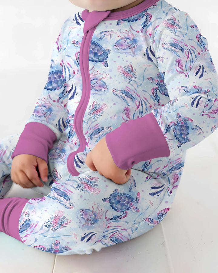 Little Turtles Family Matching Bamboo Convertible Zippy