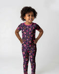 Dope Black Queen Bamboo Two Piece Short Sleeve Pajama Set