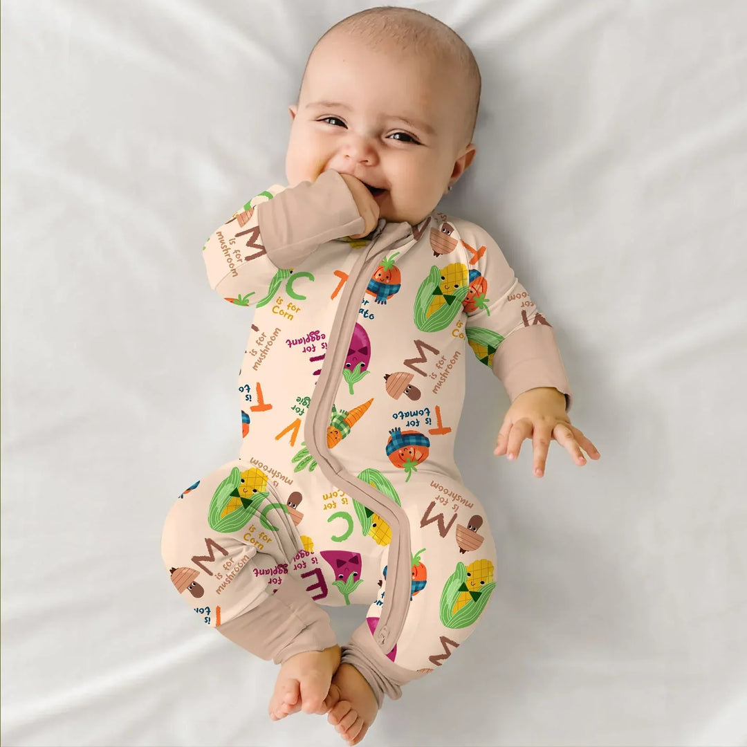 Veggie Letter Bamboo Convertible Zippy