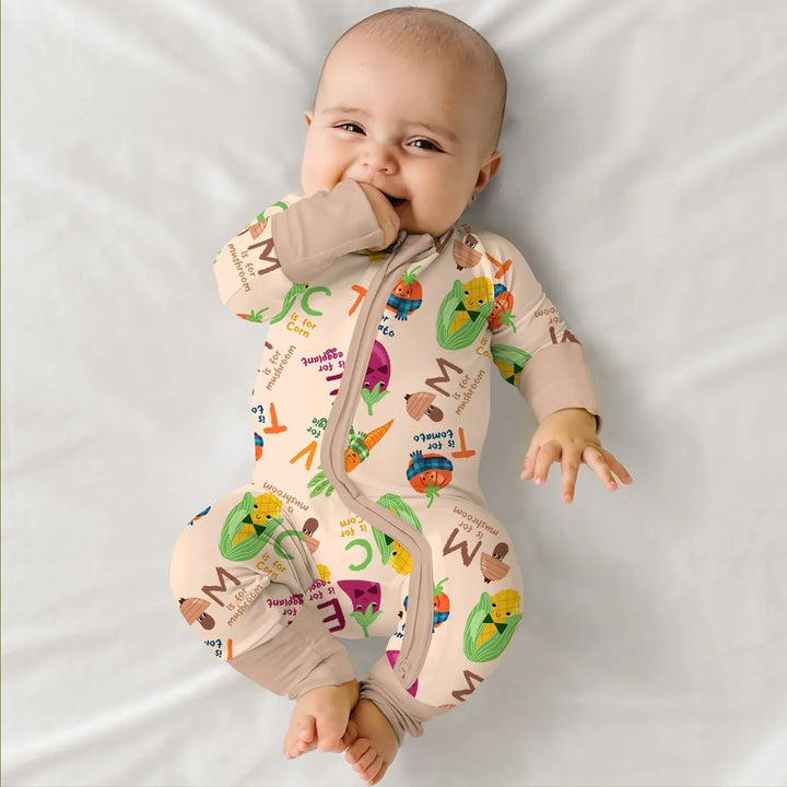 Veggie Letter Bamboo Convertible Zippy