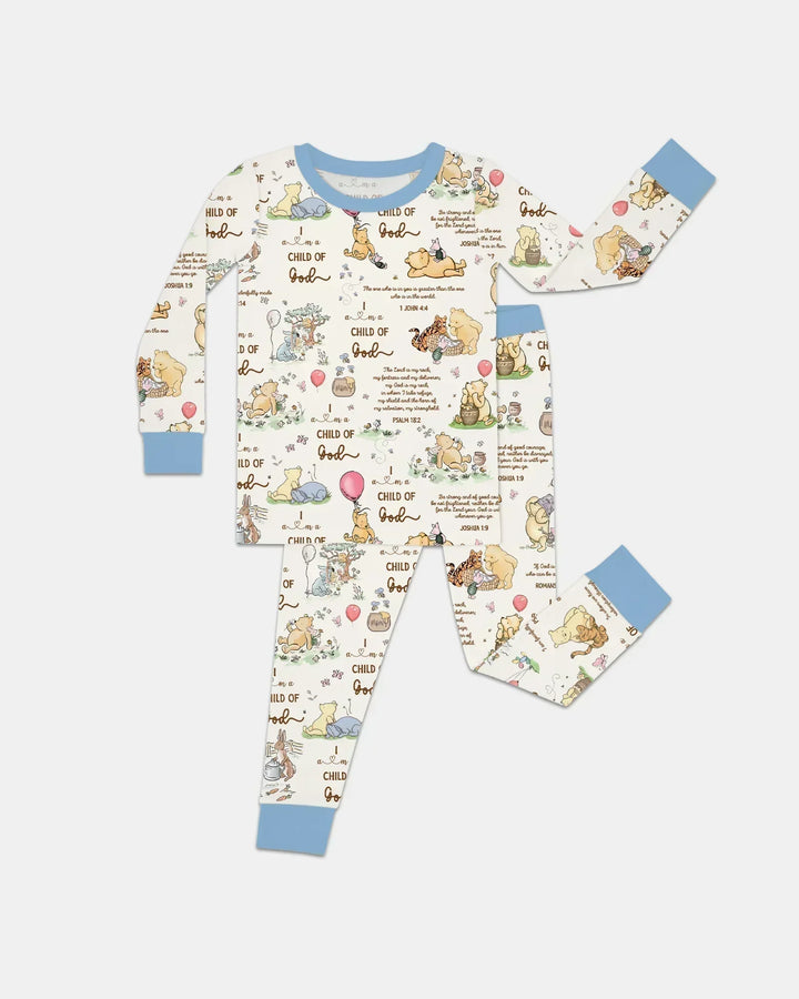 Child of God Whimsy Woodland Bamboo Two Piece Long Sleeve Pajama Set