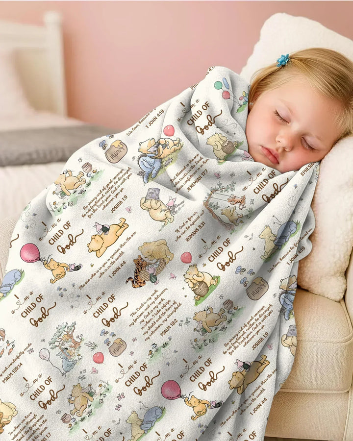 Child of God Whimsy Woodland Bamboo Blanket