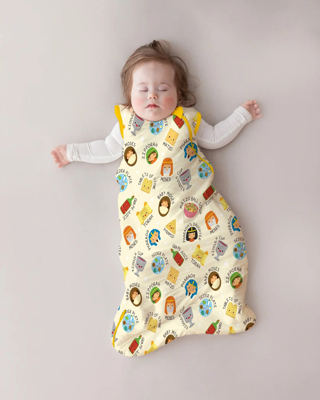 Cute Passover Characters Bamboo Sleep Bag