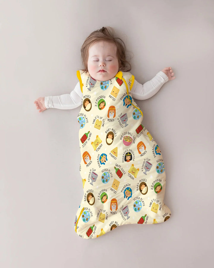 Cute Passover Characters Bamboo Sleep Bag