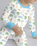 Happy Passover Matching Family Bamboo Two Piece Long Sleeve Pajama Set
