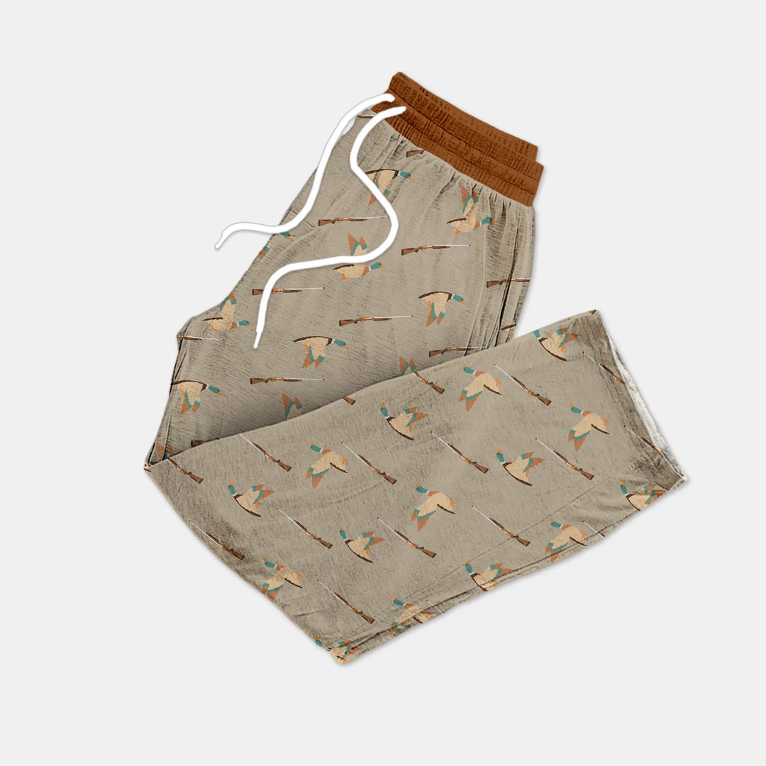 Lil Duck Hunter Bamboo Men's Pajama Set