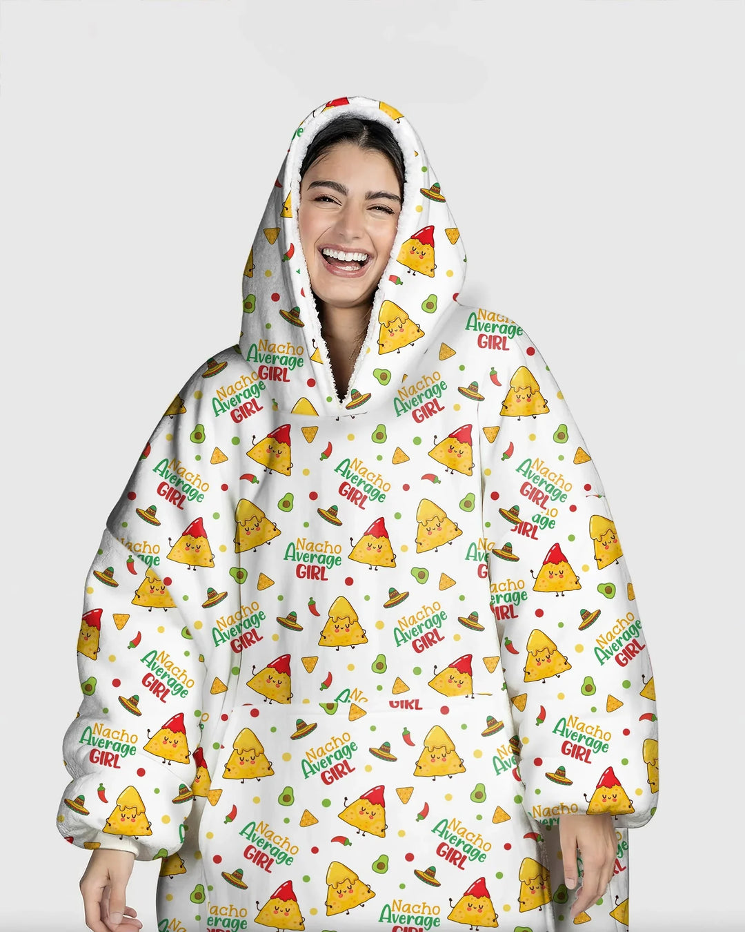 Lil Nacho Average Kid Wearable Bamboo Blanket Hoodie