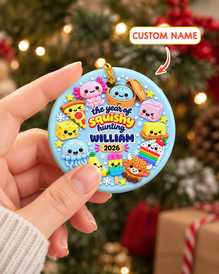 The Year Of Squishy Hunting 1-Side Photo Acrylic Ornament